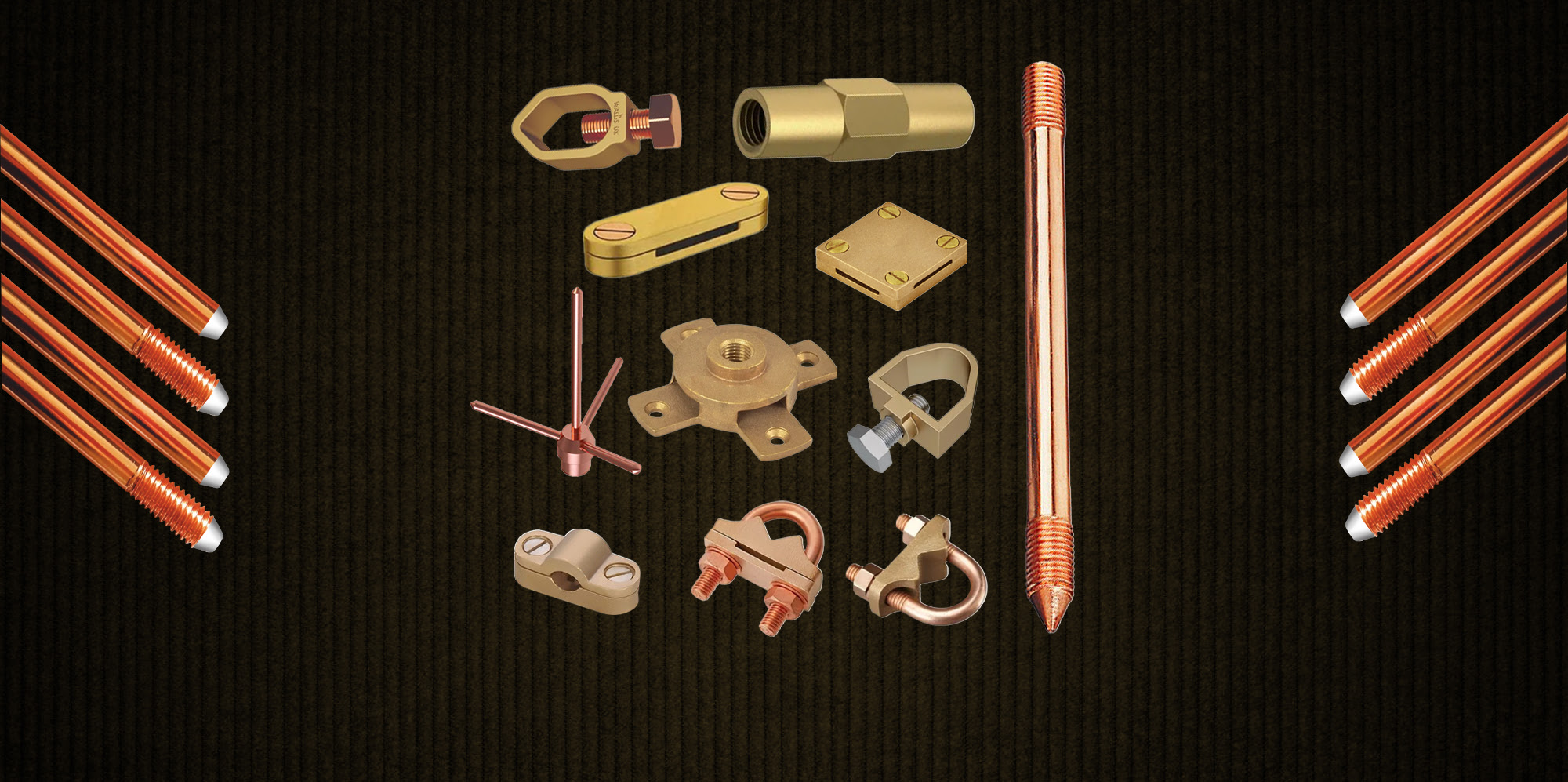 brass earthing parts